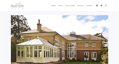 Desktop Screenshot of halcyonhomes.co.uk